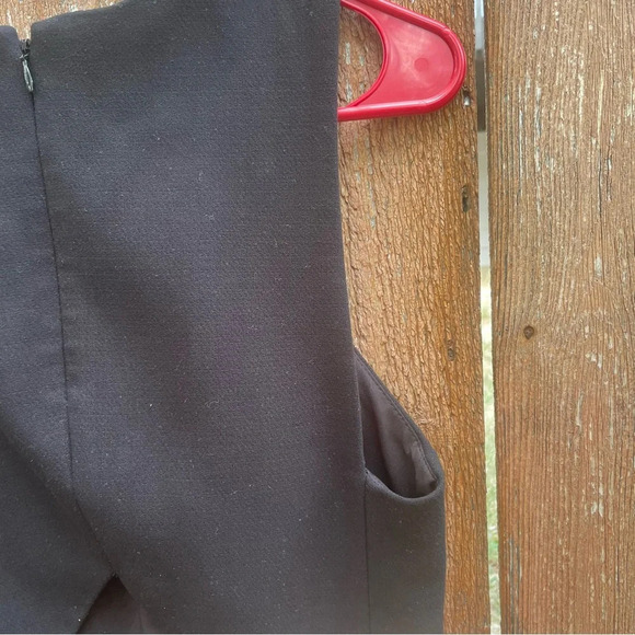 BANANA REPUBLIC Women’s Black Pencil‎ Sheath Dress Sleeveless Cut Out Size 8 - Picture 9 of 10